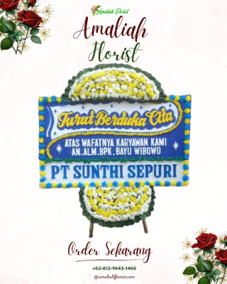 Papan Bunga Duka di Didi